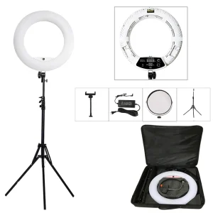 18inch ring Lamp with Tripod Selfie Light for Beauty Salon, Tattoo,and Photo Studio Video