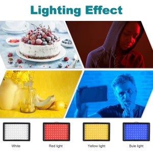 6"LED Video Light Panel Photo Studio Lamp Kit For Shoot Live Streaming