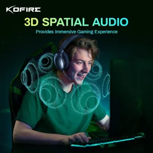 Kofire Gaming Headset Bluetooth Wireless Headphones
