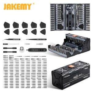 180 In 1 Black Cordless Electric Screwdriver Set,Magnetic Bits Repair Kit For Laptop/Phone/Glasses